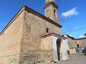Archivo:Parroquia de la Inmaculada de Cobatillas, pueblo de las Cuencas Mineras (Teruel, Aragón)