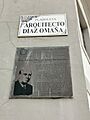 Placa en honor a José Avelino Días Fernández-Omaña, Gijón