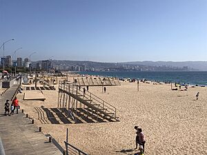 Archivo:Playa del Deporte, Viña del Mar