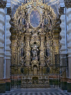 Archivo:Retablo de San Francisco de Borja, Iglesia de San Luis de los Franceses, Sevilla