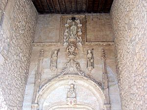 San Clemente. Parroquia. Entrada Sur. Detalle
