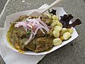 Seco de Cordero (Lamb Leg Stew) from Lima Peruvian at Off the Grid- Fort Mason Center (7423438016)