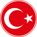 Turkey emblem round