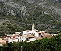 Vista de Benitaia i Benissivà, la Vall de Gallinera