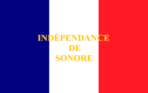 Archivo:Bandera de Sonora (Gaston de Raousset-Boulbon)