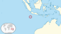 Christmas Island in its region