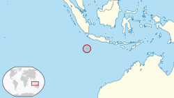 Location of Christmas Island