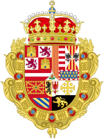 Archivo:Coat of Arms of Archduke Charles of Austria Claim to the Spanish throne (SpanishTerritories of the Crown of Aragon)