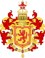Archivo:Coat of Arms of James V of Scotland (Order of the Golden Fleece)