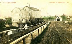 Concord Grist Mill, Concord, Michigan -- card postmarked 1910. (8362234715).jpg