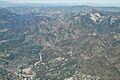 Eaton canyon from the air