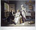 Edward Jenner, vaccinating his young child, held by Mrs Jenn Wellcome L0011550