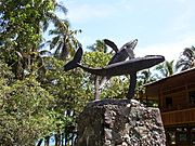 Archivo:Escultura ballenas parque Isla Gorgona
