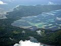 Faichuk islands aerial view