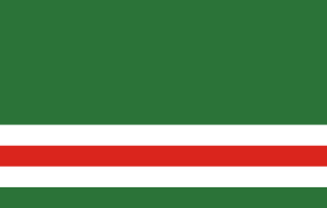 Archivo:Flag of Chechen Republic of Ichkeria