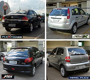 Archivo:Four Brazilian full flex-fuel automoviles 05 2008