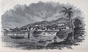 Archivo:Freetown, Sierra Leone ca 1856