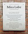 Görlitz Gedenktafel Mira Lobe (retouched)