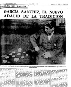 Archivo:García Sánchiz, el nuevo adalid de la Tradición