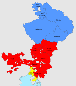 Habsburg hereditary lands-es.svg