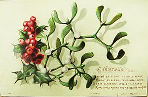 Archivo:Holly Christmas card from NLI