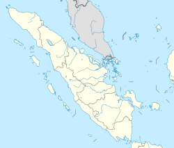 Padang ubicada en Sumatra