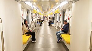 Archivo:Interior del tren linea 2
