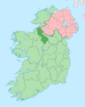 Island of Ireland location map Leitrim