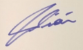 Julian Castro signature