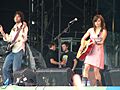 KT Tunstall at Glastonbury in June 2005