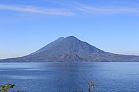Lake Atitlan, Volcan Toliman and Volcan Atitlán (15772729409)