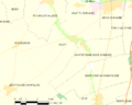 Map commune FR insee code 10269