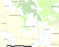 Map commune FR insee code 11308