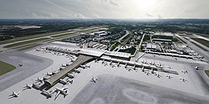 Archivo:Oslo Lufthavn 2017 - visualisering luftperspektiv dag