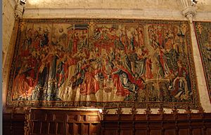 Archivo:Palencia catedral tapiz Ex Aegypto lou