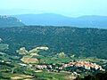 Paziols (France) Vue du village