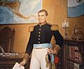Portrait of the general Manuel Jose Arce as the first president of the federal republic. Located at the old presidential palace in San Salvador. El Salvador