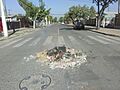 Restos de Barricadas en Rojas Magallanes, La Florida, Chile