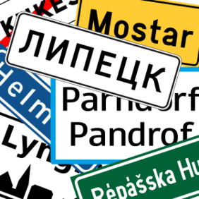 Toponymy logo