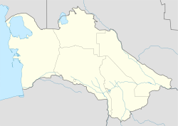 Türkmenabat ubicada en Turkmenistán