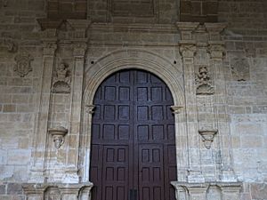 Archivo:525 Església del convent de Santo Domingo, pl. Santo Domingo 9 (Oviedo), portal