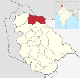 Bandipora district in Jammu and Kashmir.svg