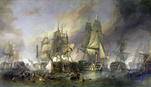 Archivo:Battle of Trafalgar, 21 October 1805