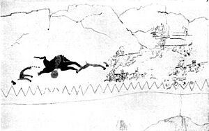Archivo:Drawing from house of Dura Europus