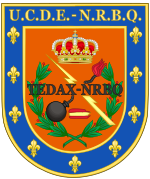 Emblem of the Spanish National Police Corps Explosive Artifacts Defuser and CBRN Central Unit