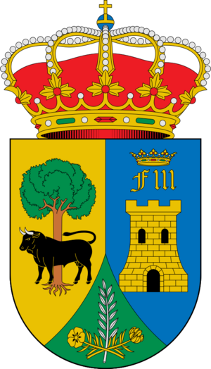 Archivo:Escudo de Villar del Pedroso (Cáceres)