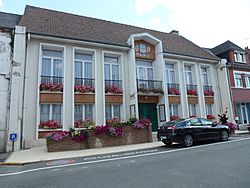 Fauquembergues (Pas-de-Calais, Fr) mairie.JPG