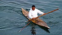 Archivo:Greenland kayak seal hunter 2006