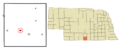Harlan County Nebraska Incorporated and Unincorporated areas Orleans Highlighted