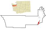 Jefferson County Washington Incorporated and Unincorporated areas Brinnon Highlighted.svg